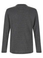 Graues Seiden-T-Shirt