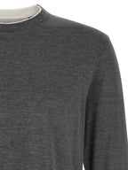 Graues Seiden-T-Shirt