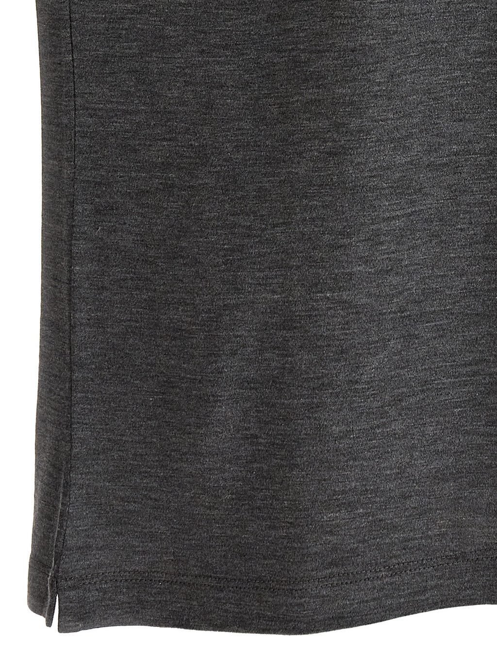 Graues Seiden-T-Shirt