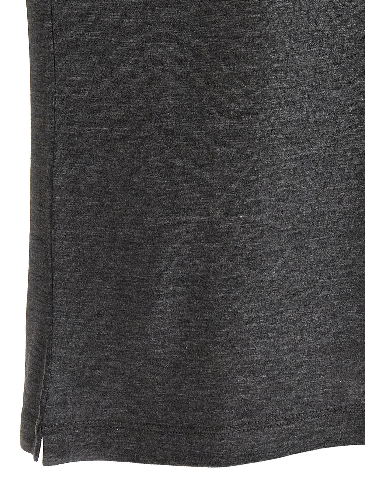 Graues Seiden-T-Shirt