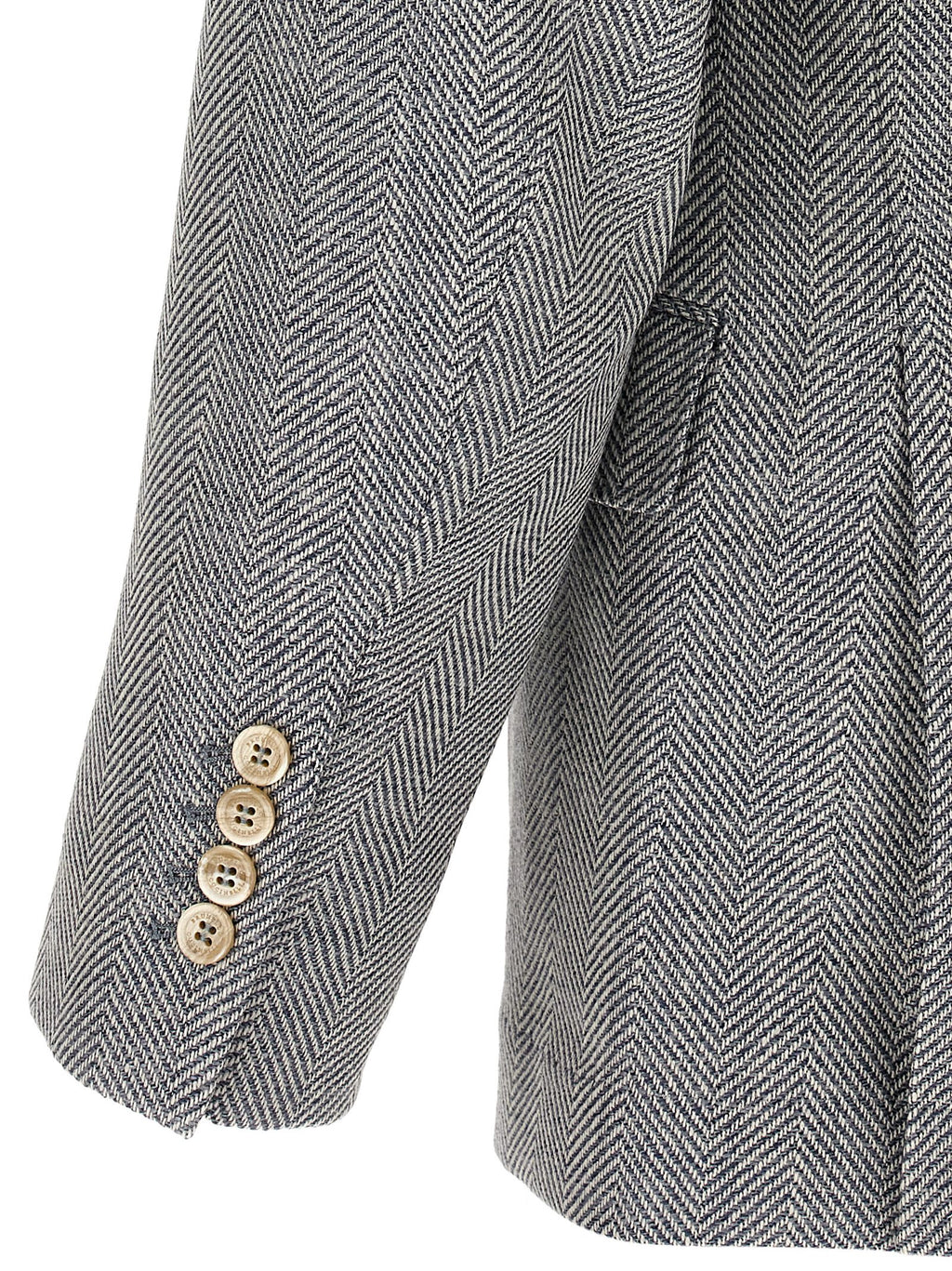 Grauer Wollblazer