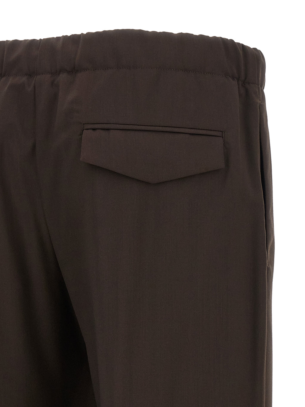 Braune Hose aus reiner Schurwolle
