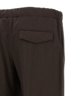 Braune Hose aus reiner Schurwolle