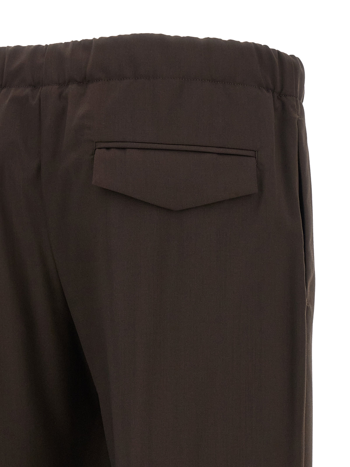 Braune Hose aus reiner Schurwolle