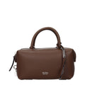 Braune Lederhandtasche