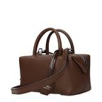 Braune Lederhandtasche