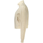 Beige Polyester Sweatshirt