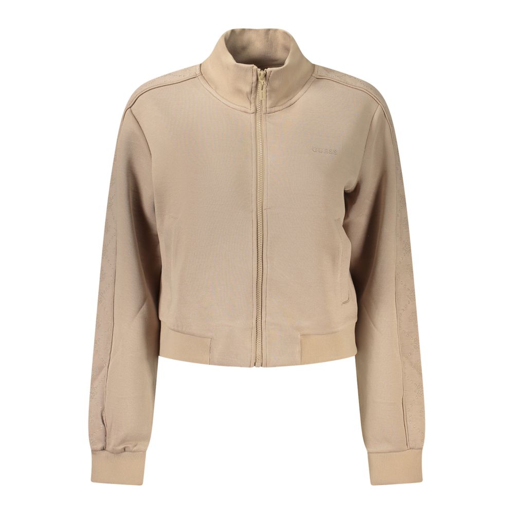 Beige Polyester Sweatshirt