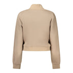 Beige Polyester Sweatshirt