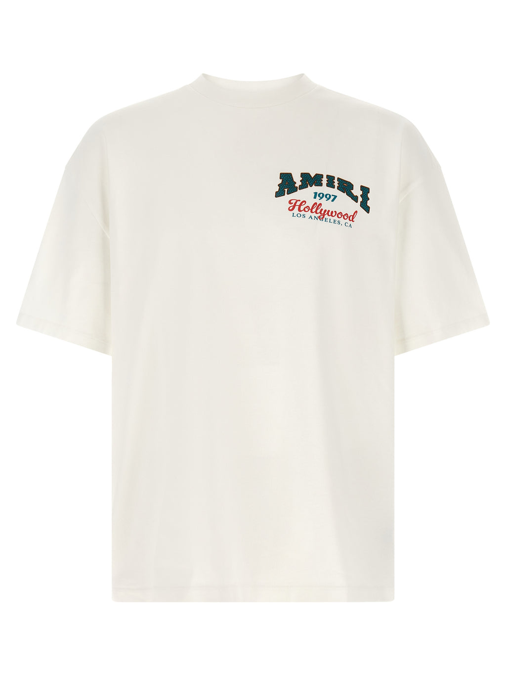 Weißes Baumwoll-T-Shirt