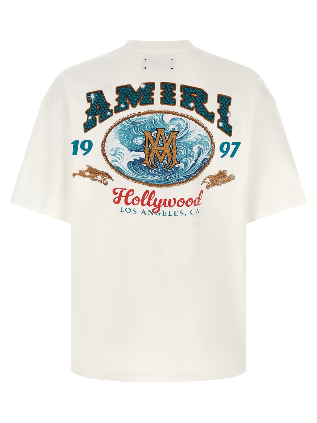 Weißes Baumwoll-T-Shirt