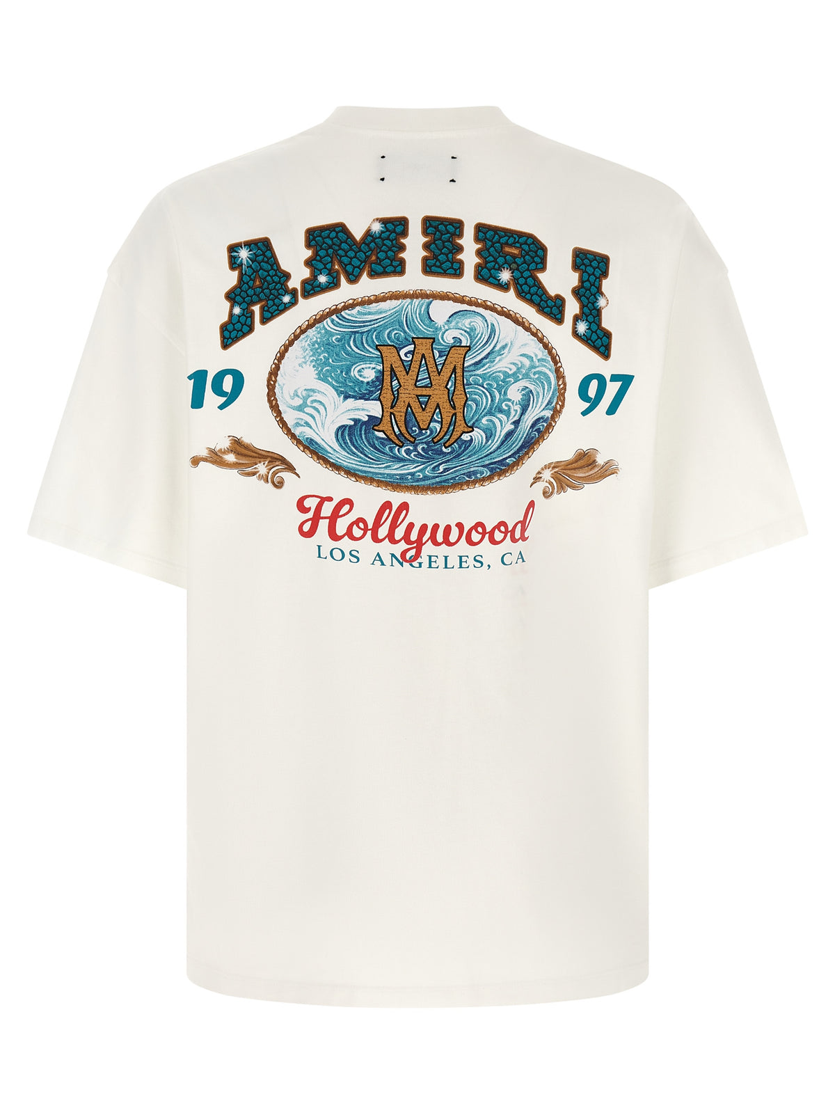Weißes Baumwoll-T-Shirt