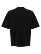 Schwarzes Baumwoll-T-Shirt