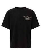 Schwarzes Baumwoll-T-Shirt