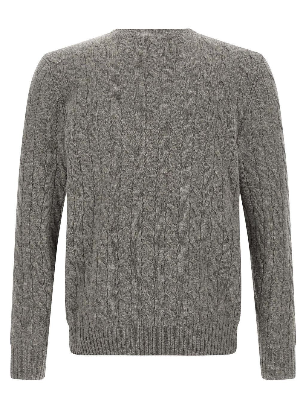 Grauer Wollcardigan