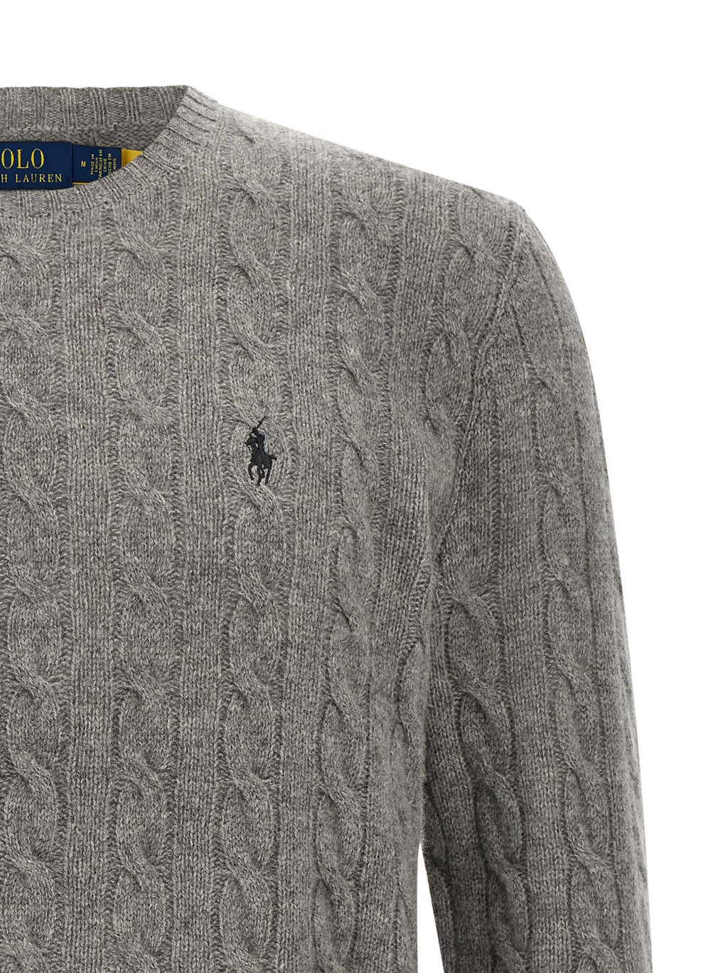 Grauer Wollcardigan