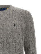 Grauer Wollcardigan