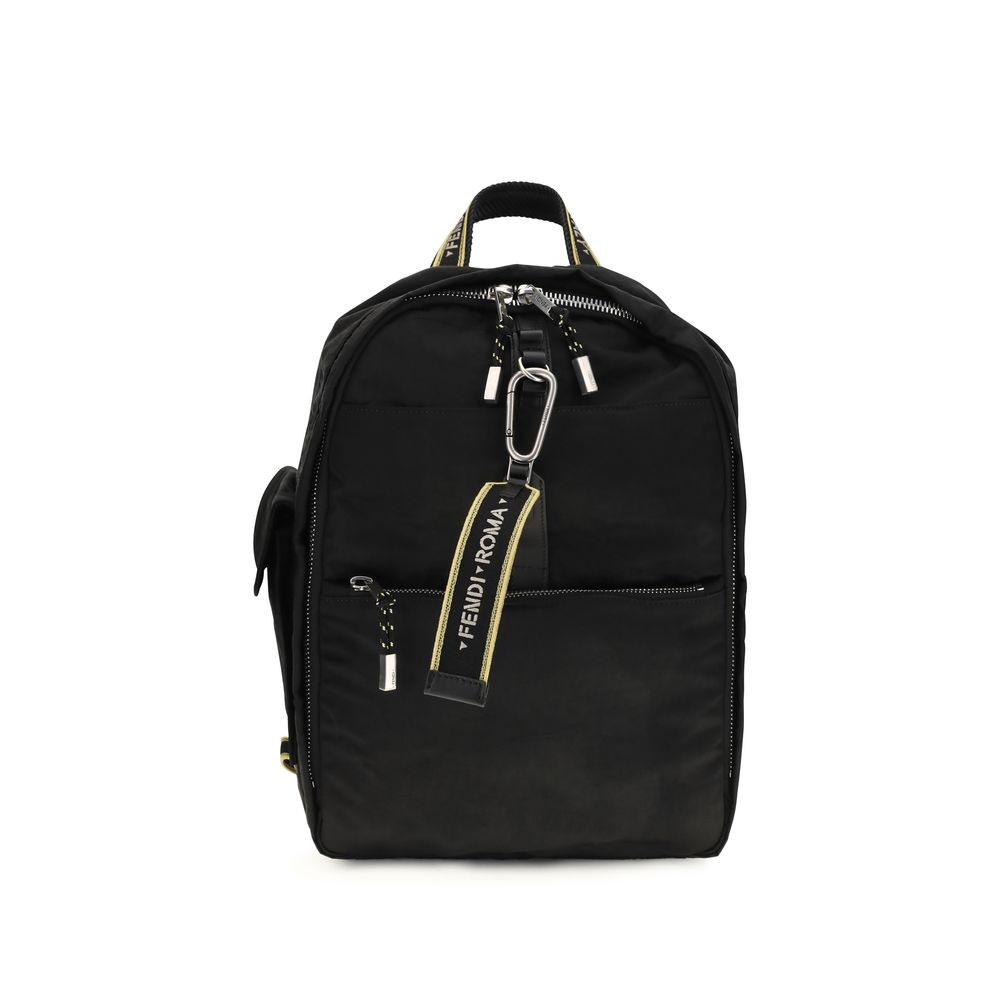 Schwarzer Polyamid-Rucksack