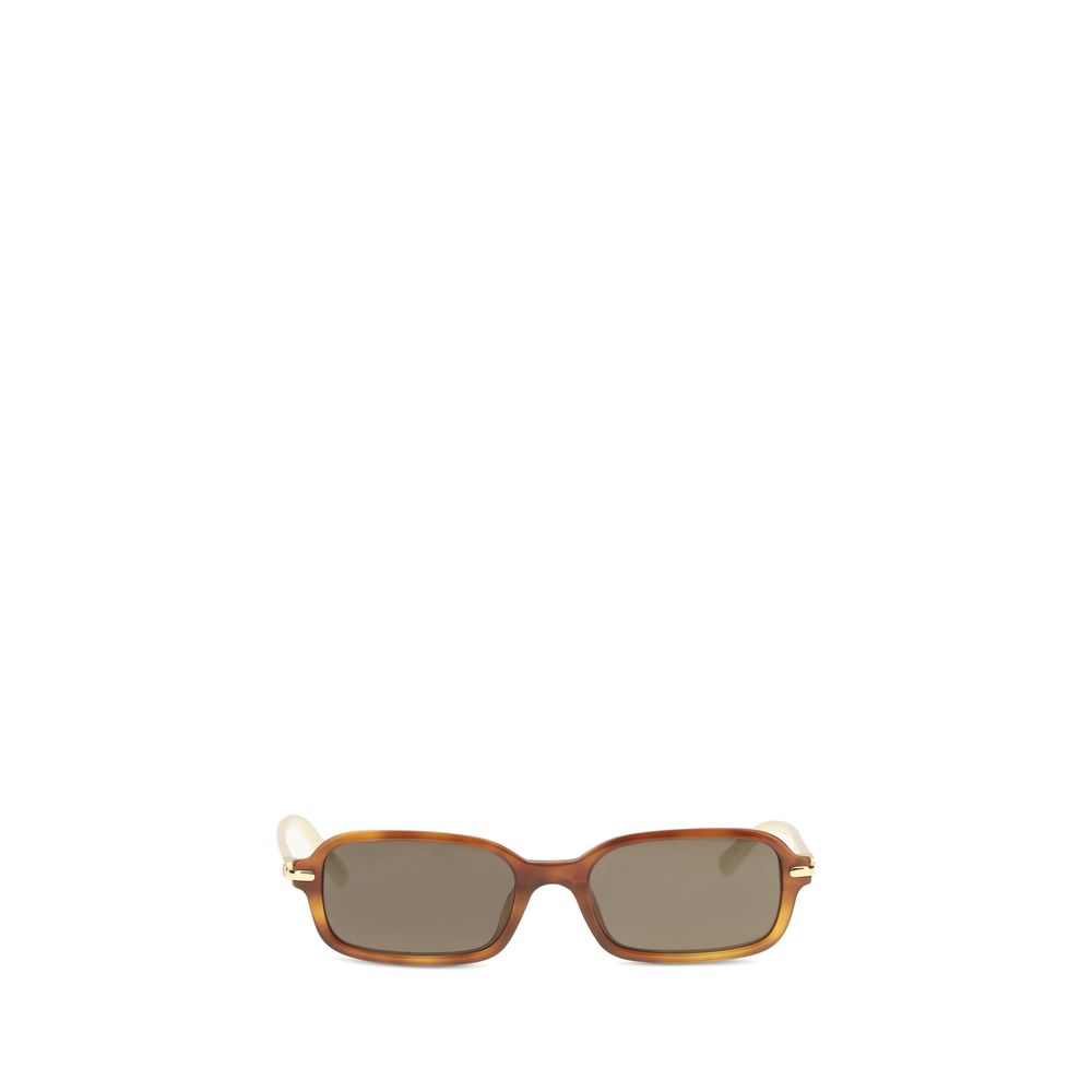 Braune Sonnenbrille aus Acetat