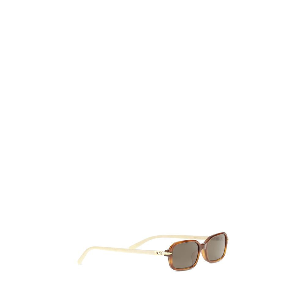 Braune Sonnenbrille aus Acetat