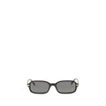 Schwarze Sonnenbrille aus Acetat