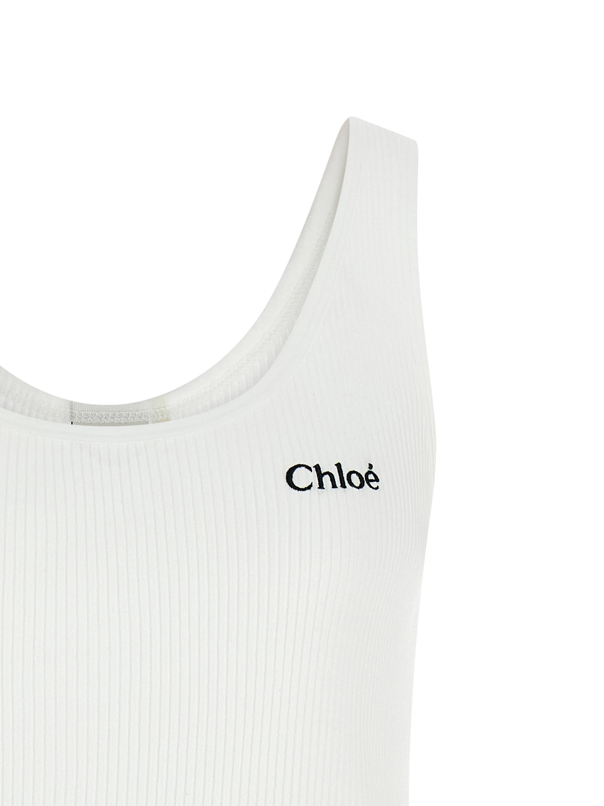 Weiße Baumwoll-Tanktops