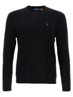 Schwarzer Wollcardigan