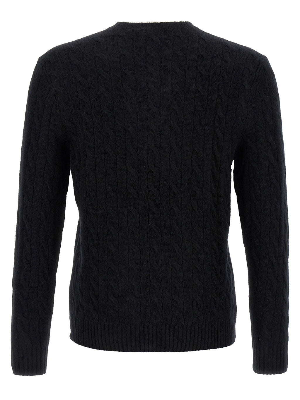 Schwarzer Wollcardigan