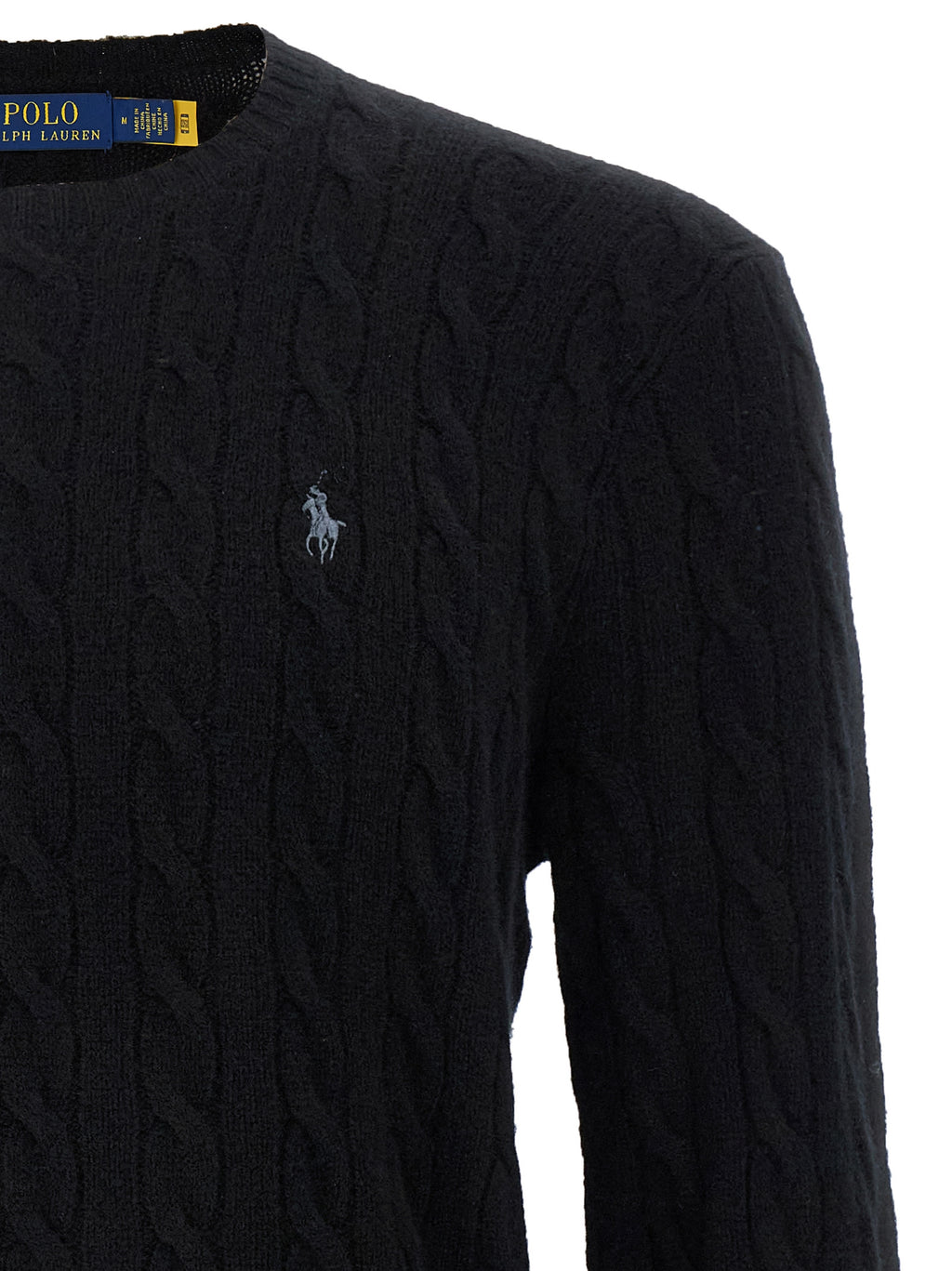 Schwarzer Wollcardigan