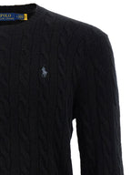 Schwarzer Wollcardigan