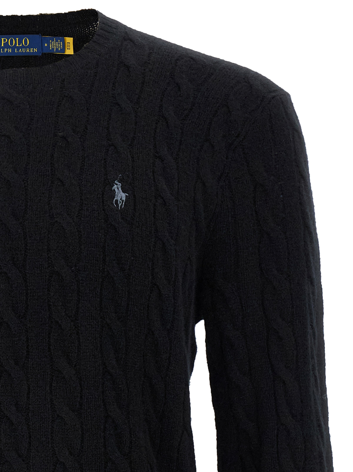 Schwarzer Wollcardigan