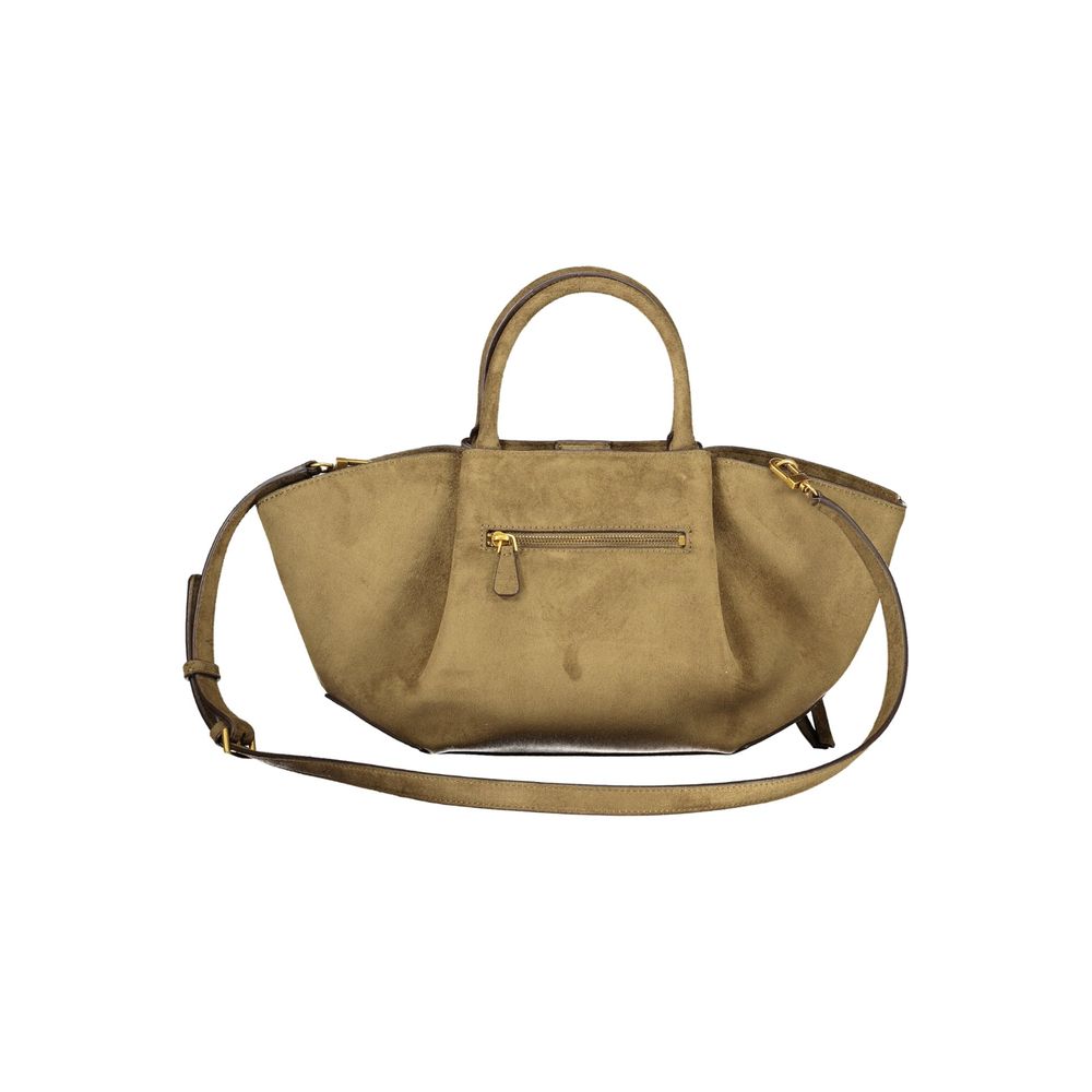 Grüne Handtasche aus Polyester