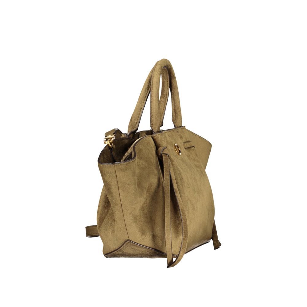 Grüne Handtasche aus Polyester
