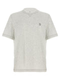 Graues Baumwoll-T-Shirt