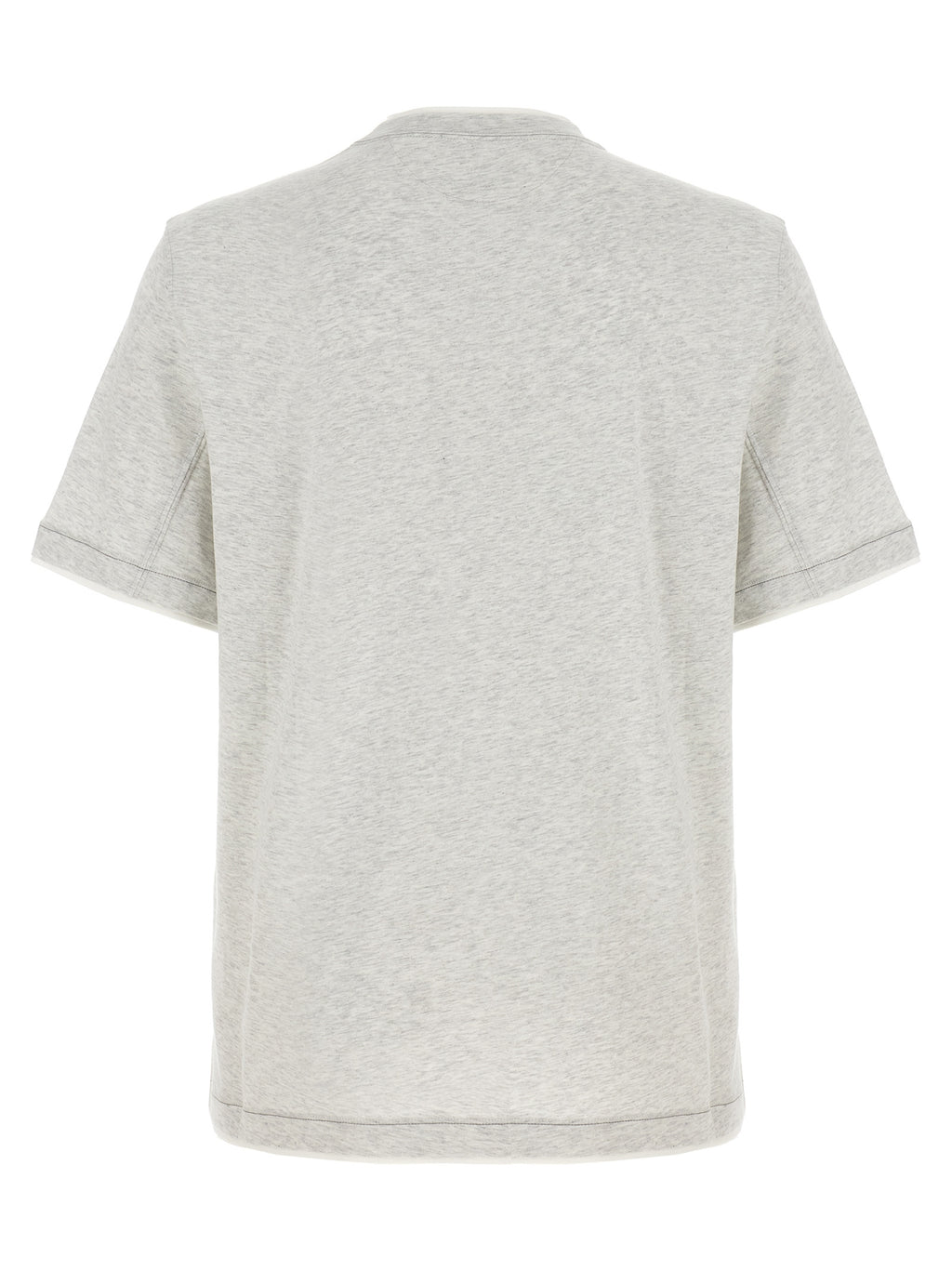 Graues Baumwoll-T-Shirt