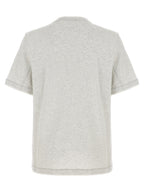 Graues Baumwoll-T-Shirt