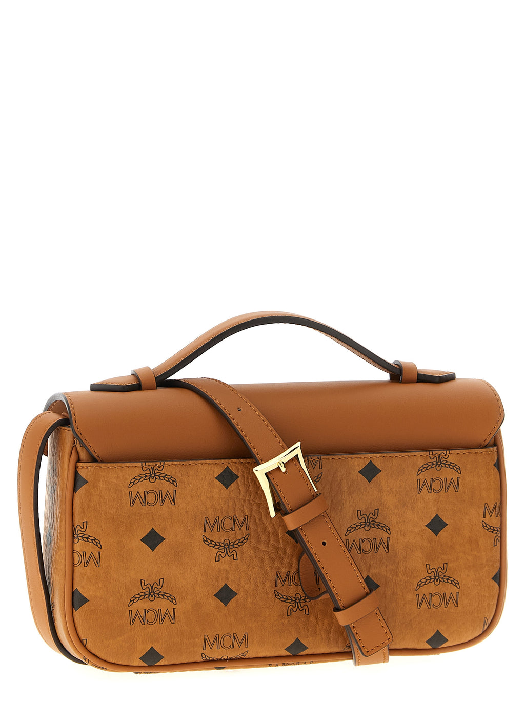 Braune Crossbody-Tasche aus Polyethylen
