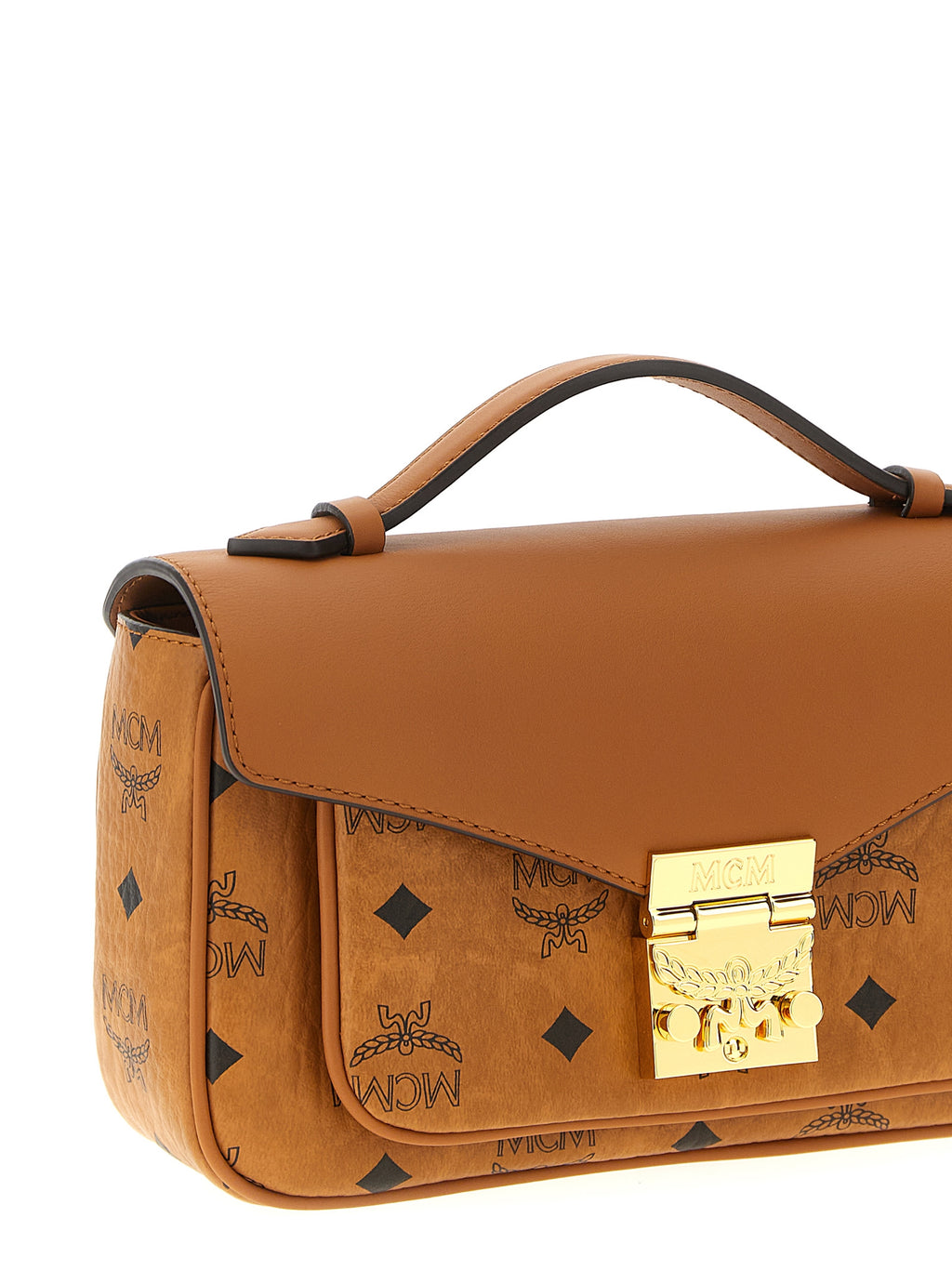 Braune Crossbody-Tasche aus Polyethylen