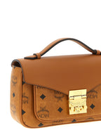 Braune Crossbody-Tasche aus Polyethylen
