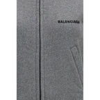 Grauer Baumwollpullover