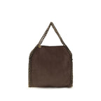 Schultertasche aus braunem Polyamid