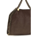 Schultertasche aus braunem Polyamid
