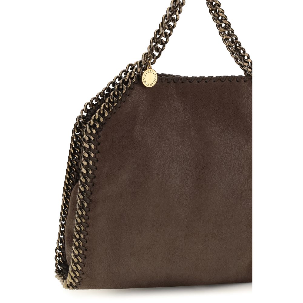 Schultertasche aus braunem Polyamid