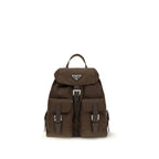 Brauner Nylon-Rucksack