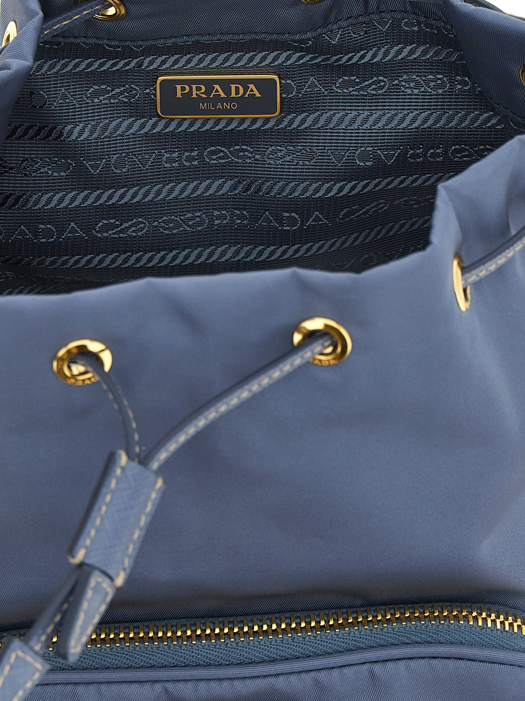 Prada Blaue Handtasche