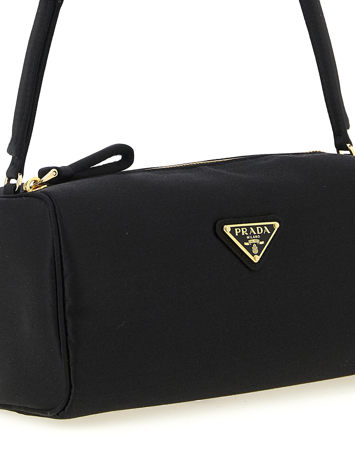 Prada Schwarze Schultertasche