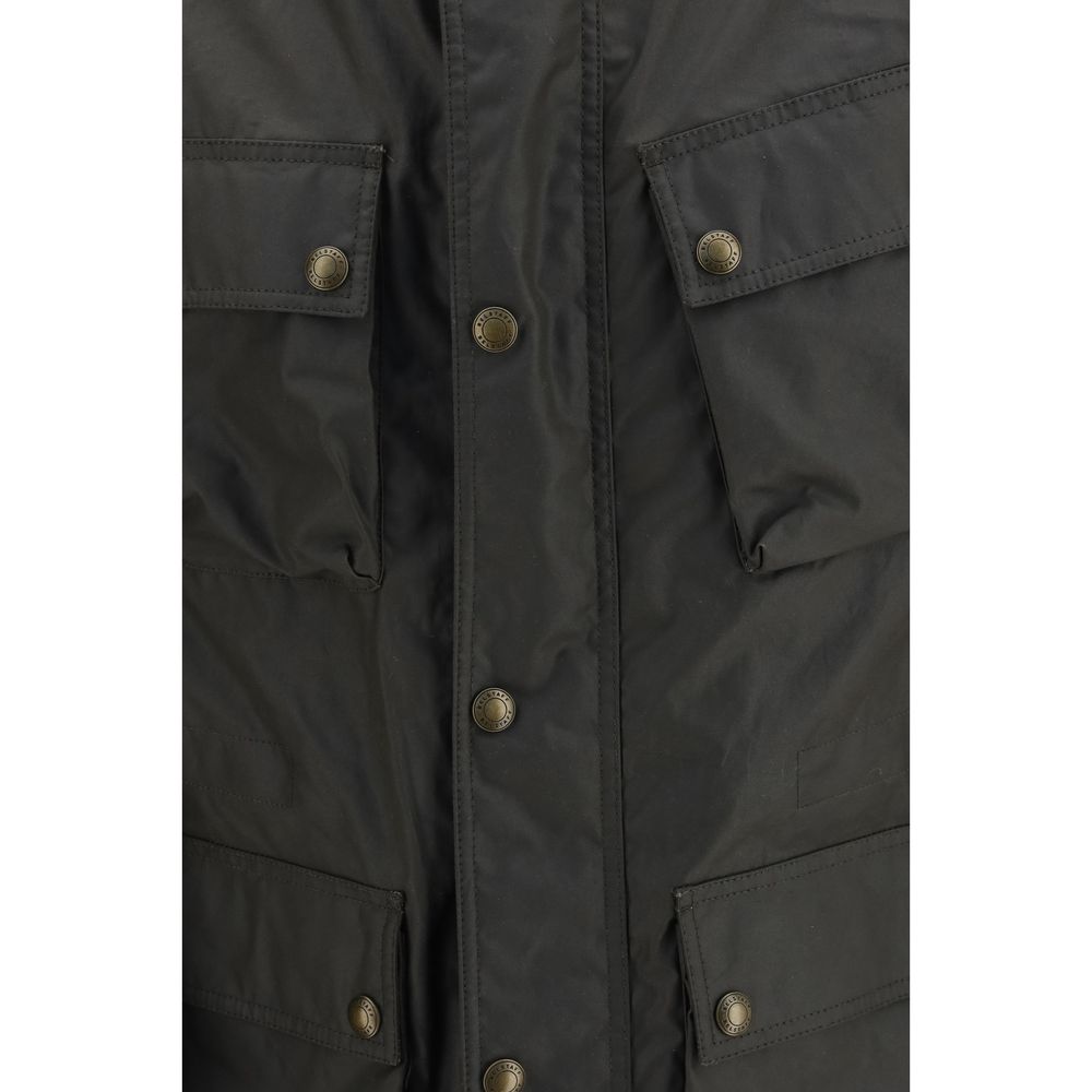 Baumwolljacke in Zweifarbenoptik