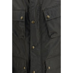 Baumwolljacke in Zweifarbenoptik