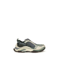 Zweifarbige Sneaker aus Polyethylen im Athletic-Stil