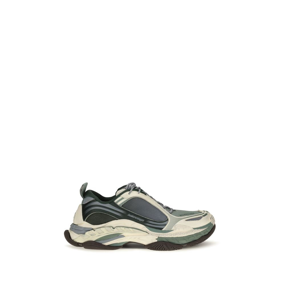 Zweifarbige Sneaker aus Polyethylen im Athletic-Stil